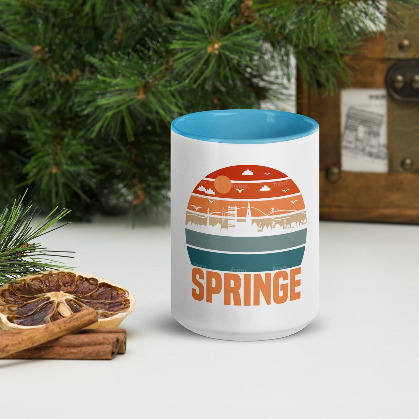 405er Tasse mit farbiger Innenseite Eins - 405er Brauerei